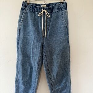 Madewell elastic waist jeans